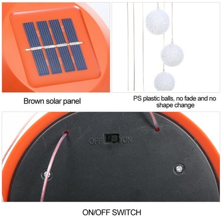 Monsiter QE Solar/ Wind/ Chimes LED/ Color/ Changing/ Wind/ Chime/ Outdoors/ Decoration/ Unique/ Waterproof/ Wind/ Chimes/ for/ Outside/ Garden Hanging/ Lights/ Gifts/ for/ Mom